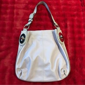 Coach Leather Hobo Shoulder Bag!